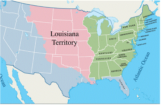 US after the Louisiana Purchase