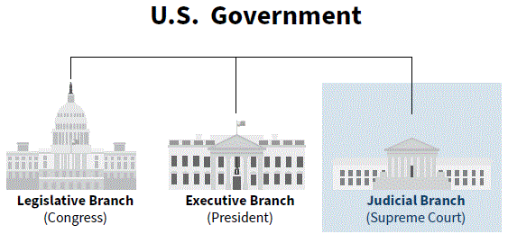 The Judicial is one of the three branches of the US government.