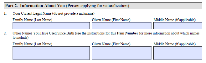 Part 2, Items 1-2 your names